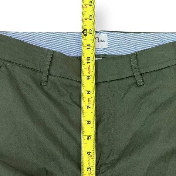 J. Crew Womens Slim Boyfriend Chino Ankle Length Pants Size 28 Army Green - Picture 10 of 11